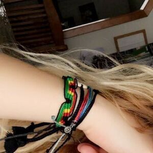 Rasta Woven Bracelet / Anklet